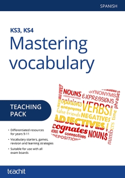 Mastering vocabulary – Spanish